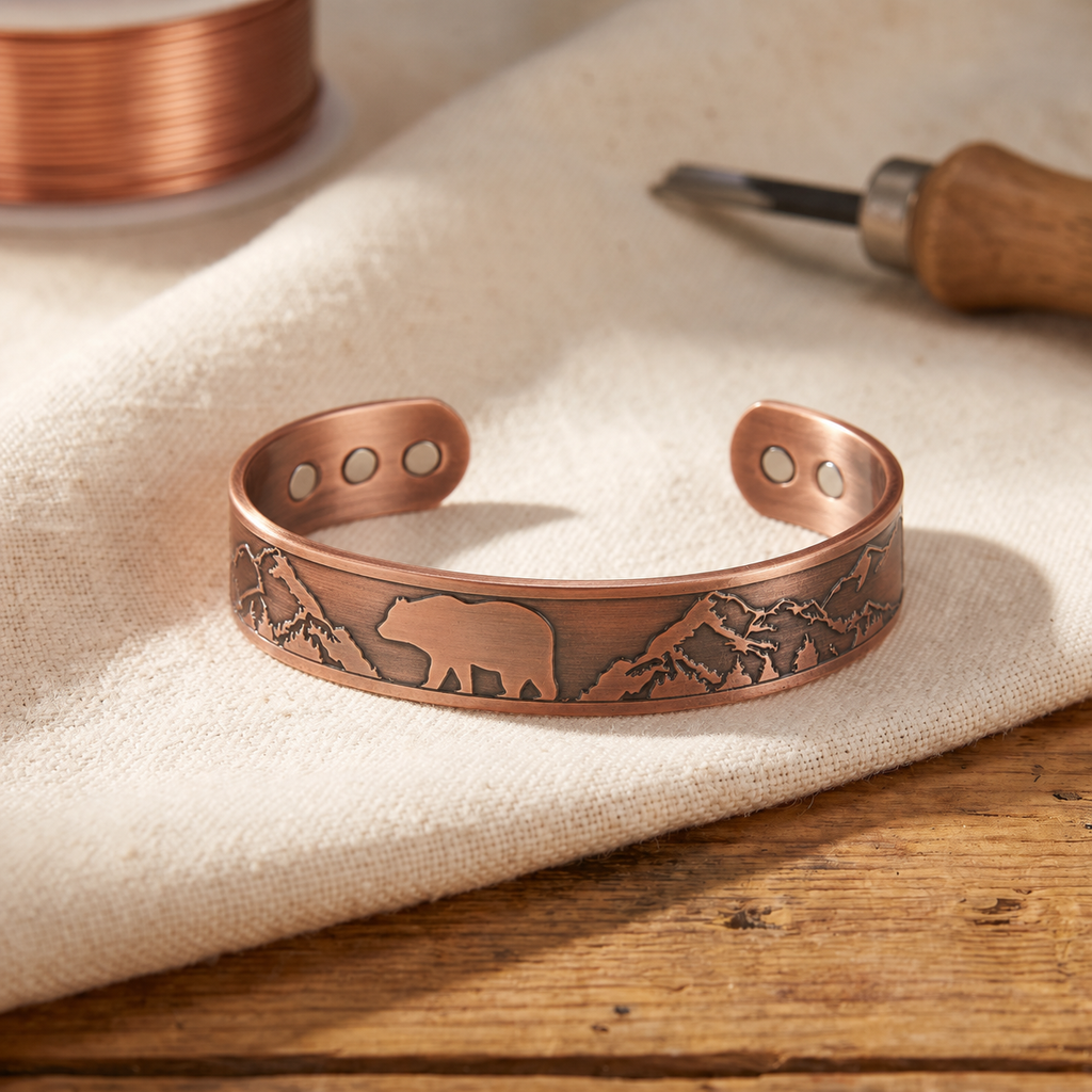 Pulsera de cobre Mamá Osa