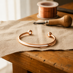 Pulsera de cobre Veta Blanca