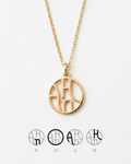Collar con inicial personalizado