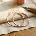 Pendientes de cobre Sauce
