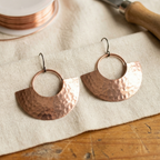 Pendientes de cobre Brisa
