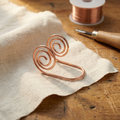 Pulsera espiral de cobre Entrelazado