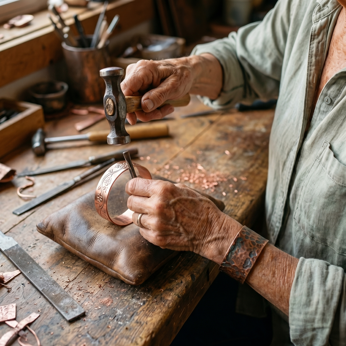 Pulsera de cobre Tañido
