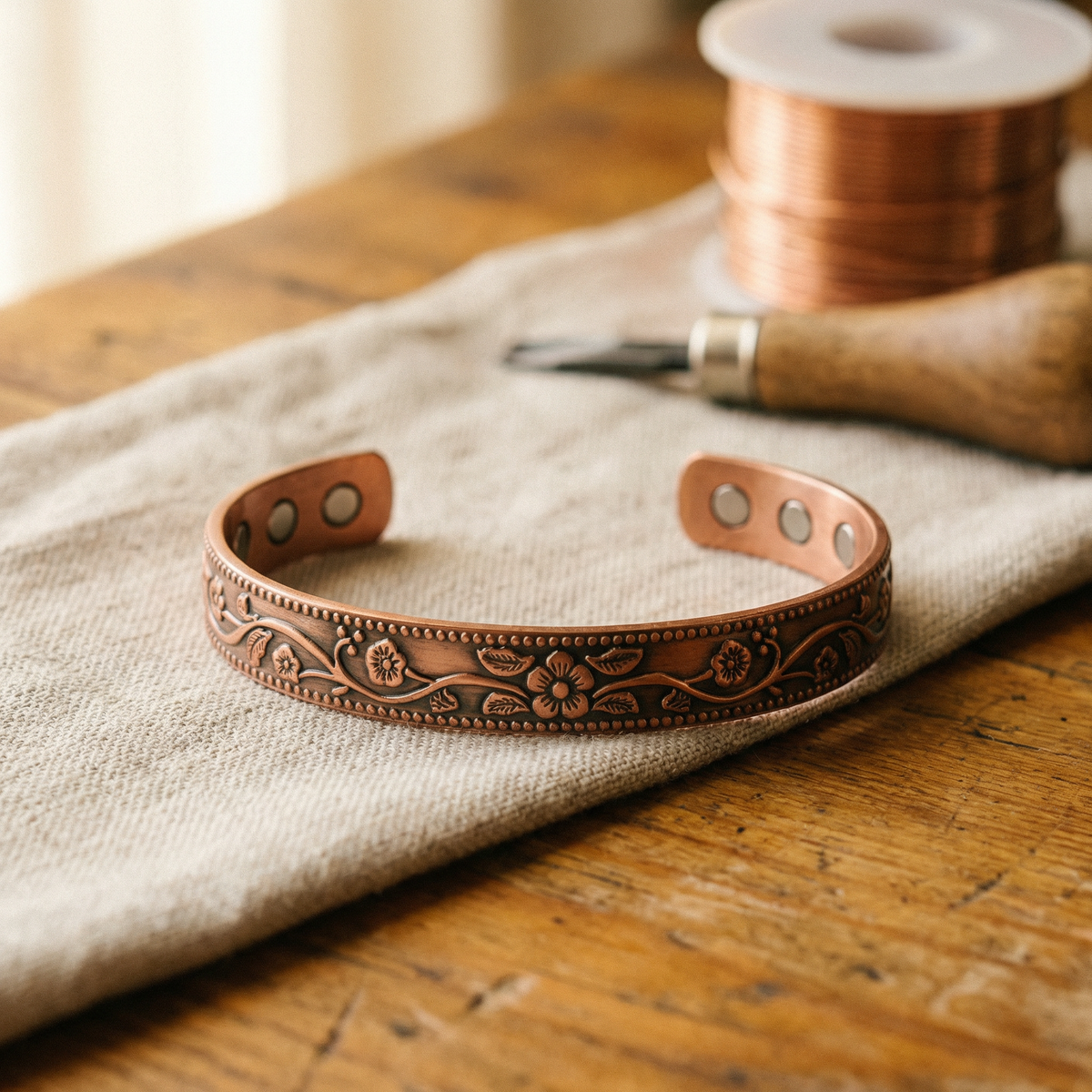 Pulsera de cobre Tañido