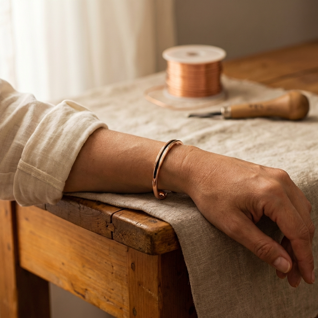 Pulsera de cobre Veta