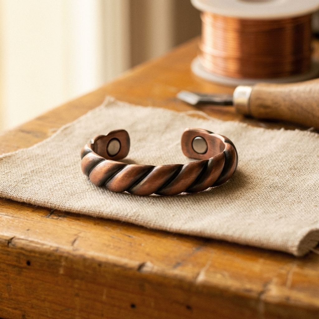 Anillo de cobre Cuarzo