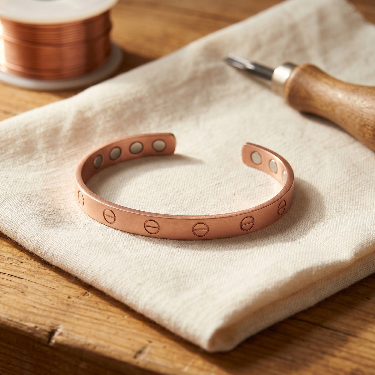 Pulsera de cobre Rayo