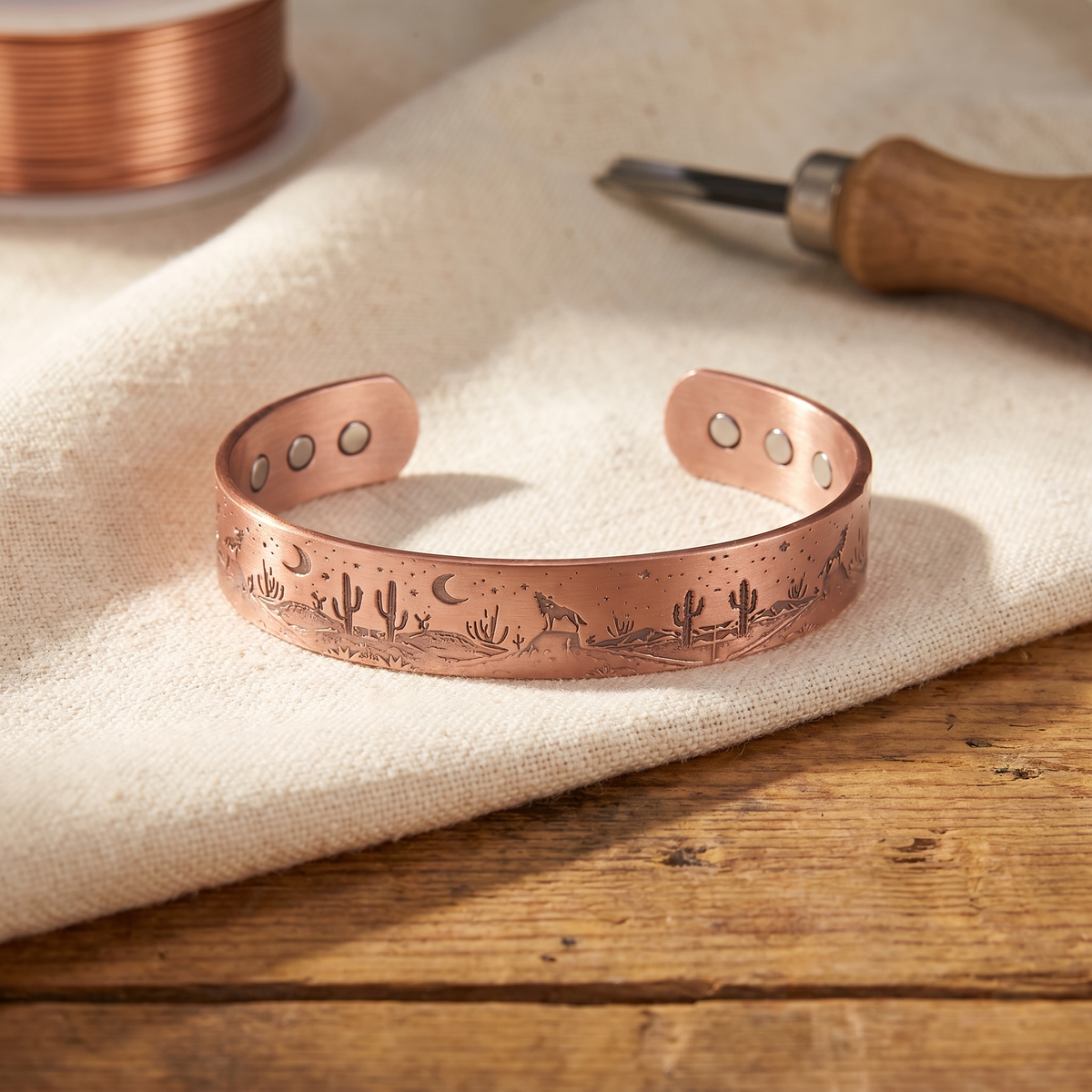 Pulsera de cobre Cala
