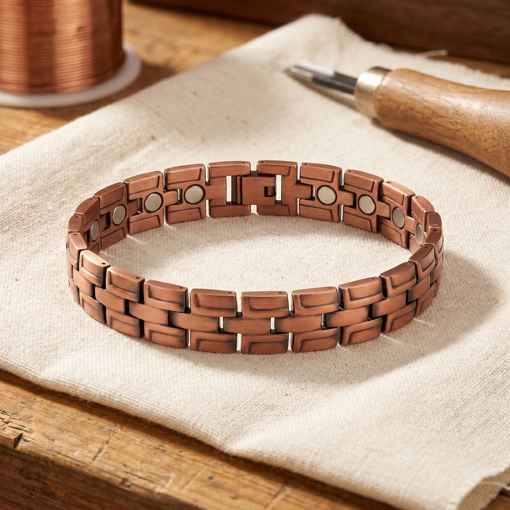 Pulsera de cobre para hombre Aulaga