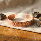 Pulsera de cobre para hombre Mineral
