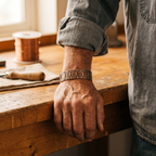 Pulsera de cobre para hombre Grano