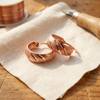 Pendientes de cobre Valle