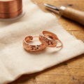 Pendientes de cobre Rocío