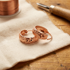 Pendientes de cobre Rocío