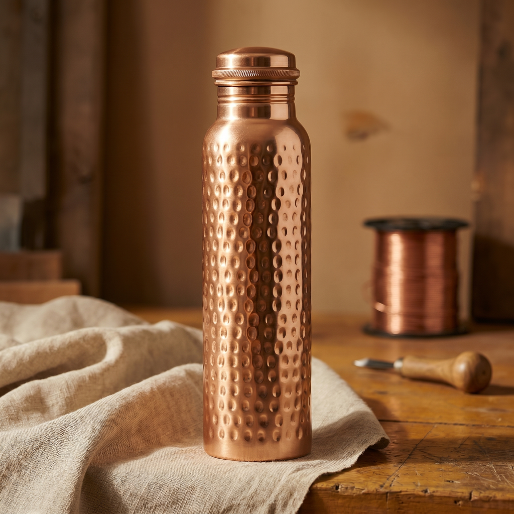 Botella de cobre